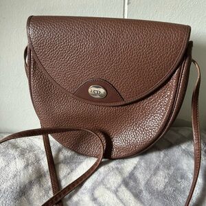 CHRISTIAN DIOR - Brown Leather Crossbody